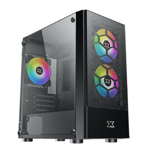 Boîtier PC ATX Xigmatek OREO RGB verre trempé